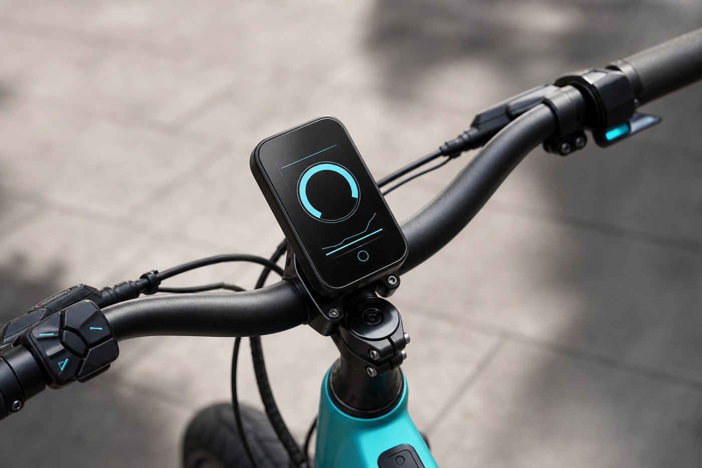 Electric city bike with battery indicator and hydraulic brakes